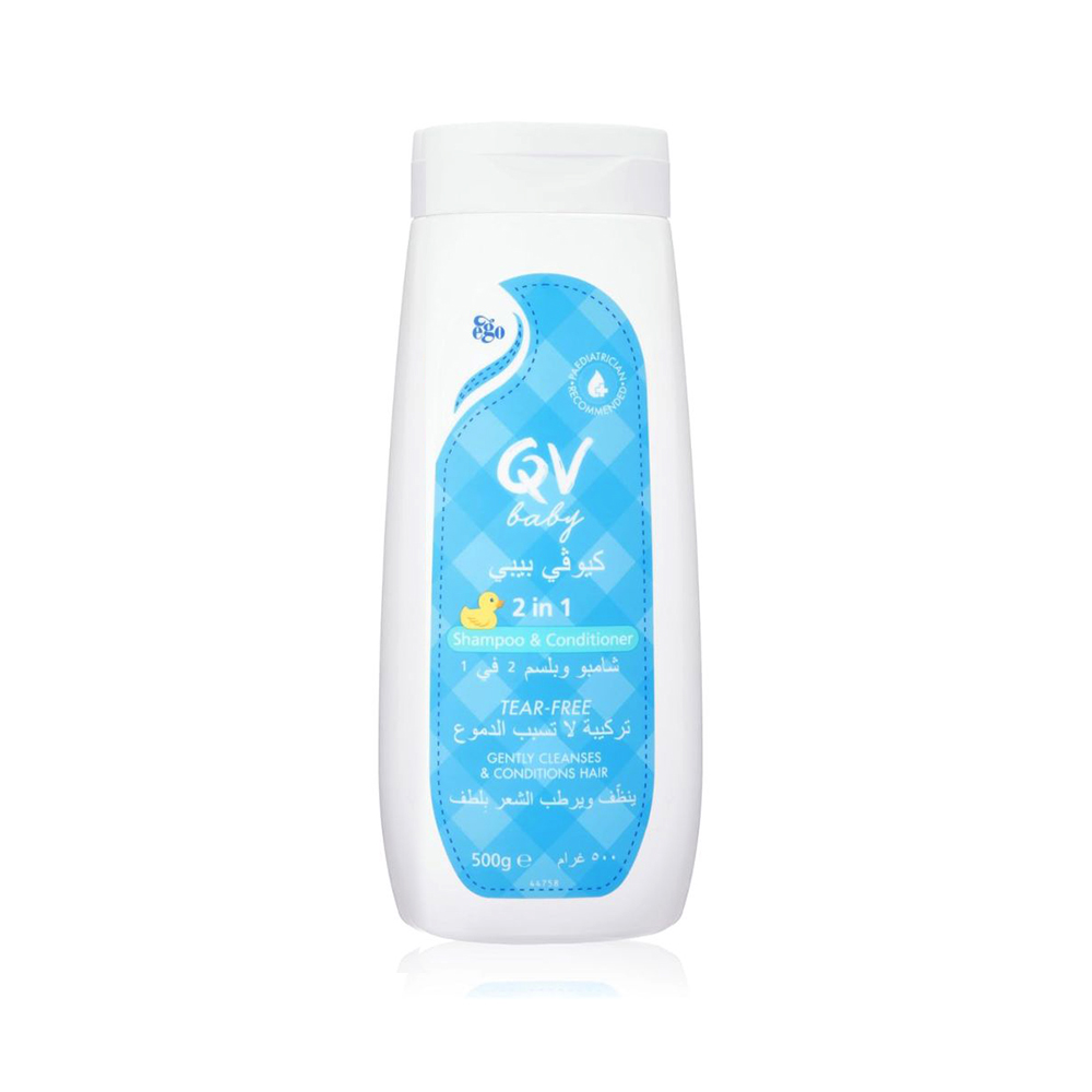 Ego qv baby 2in1 shampoo & conditioner 500g